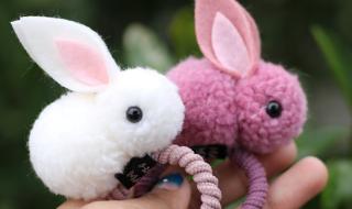 兔子头饰手工制作